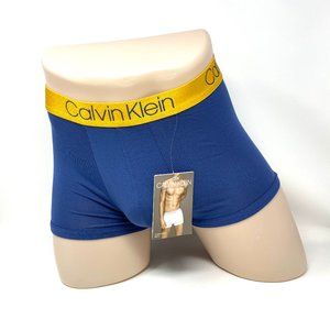 🍃SALE🍃 Calvin Klein One Soft Modal Trunk Microfiber Blue Men's Size NB1796412